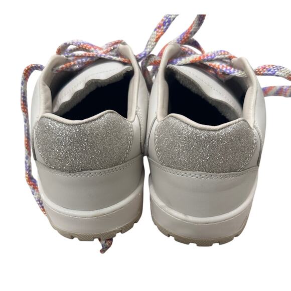 NEW P448 Mason Women's Low Top Sneaker Beige Glitterfine, size 10.5 - Picture 9 of 9